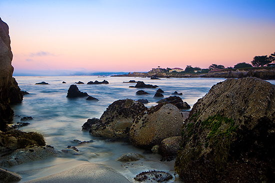 Scenic Monterey beach